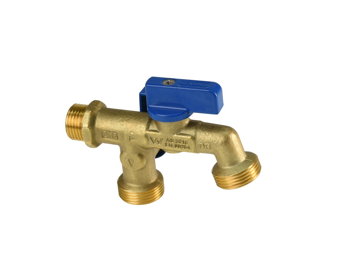 Arco Double Grifo Tap W/Nrv Male 15mm