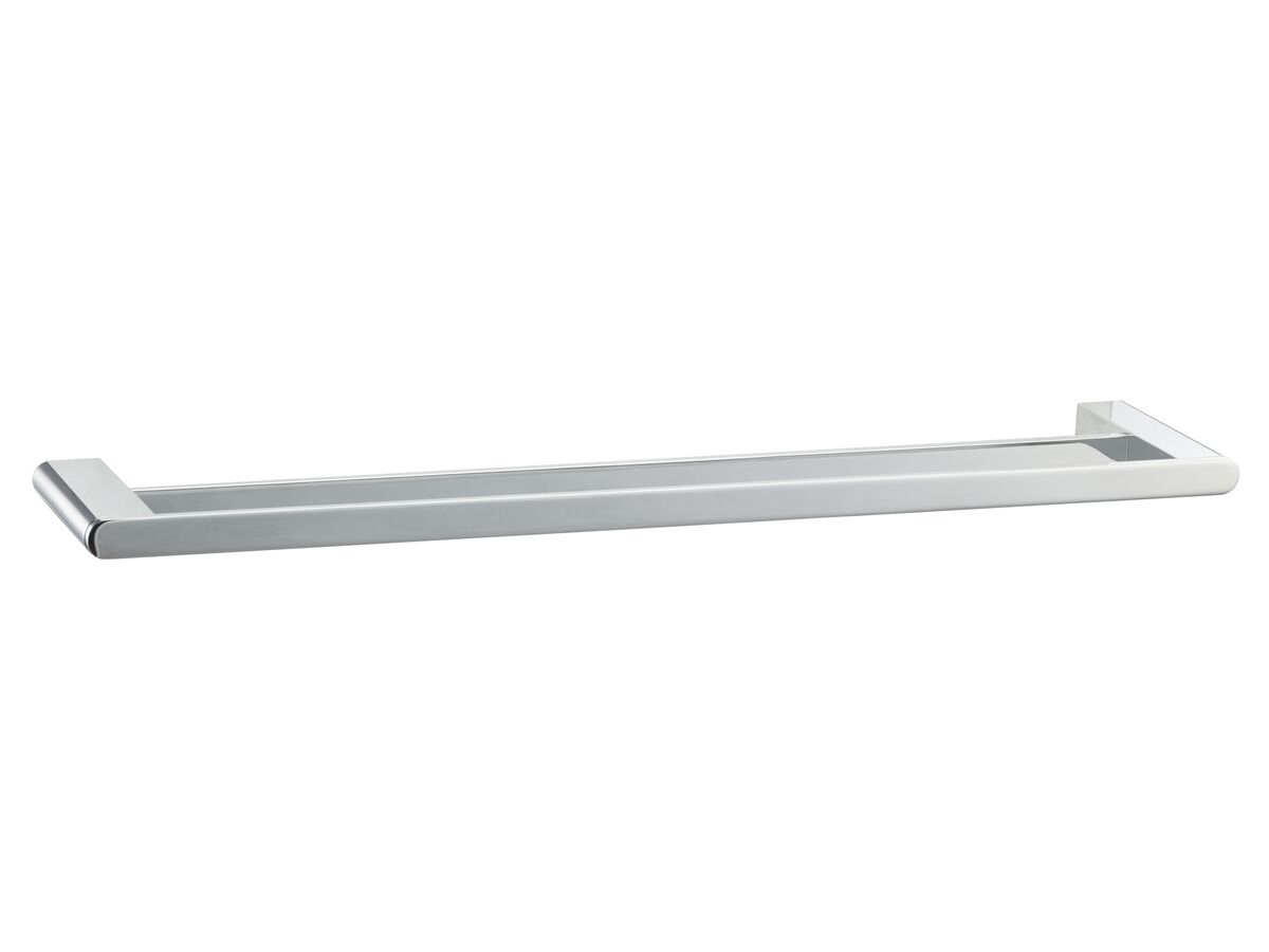 Mizu Soothe Double Towel Rail 750mm Chrome