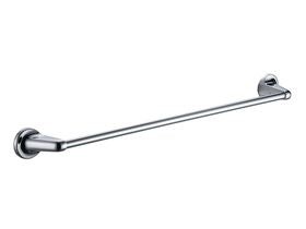 Base Single Towel Rail 800mm Chrome