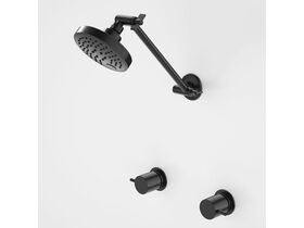 Caroma Luna Lever Shower Set Black (3 Star)